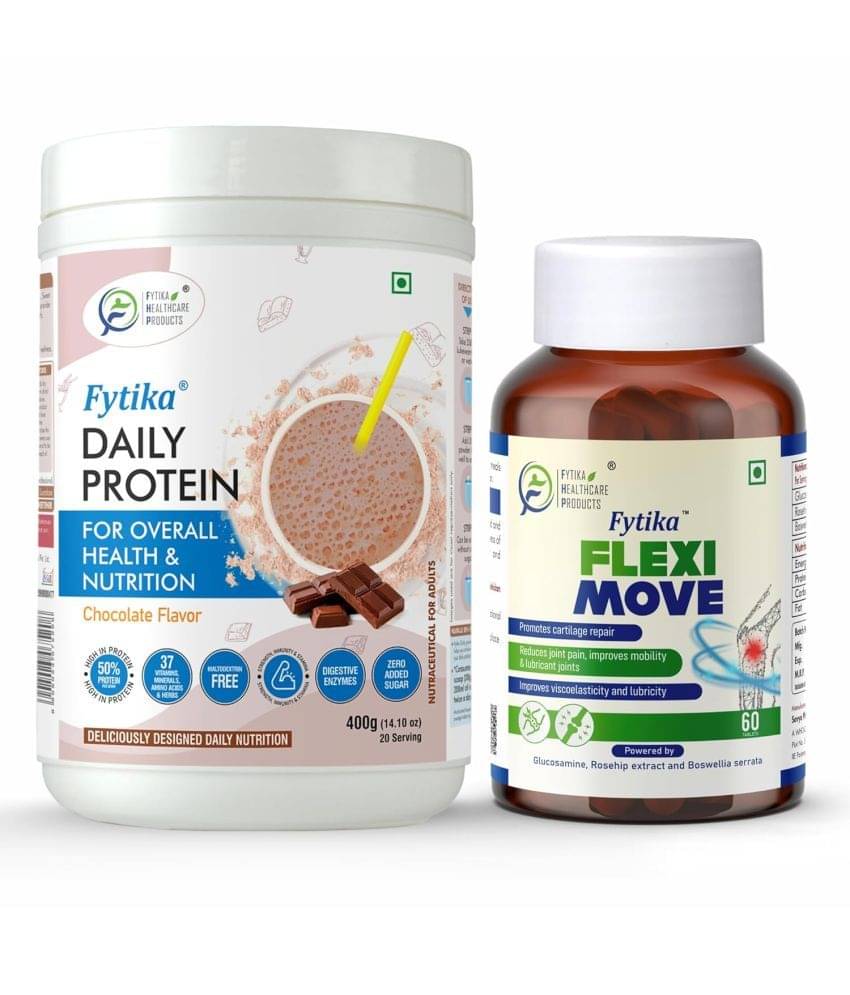     			FYTIKA Protein(Chocolate)+ Flexi Move 2 gm Pack of 2