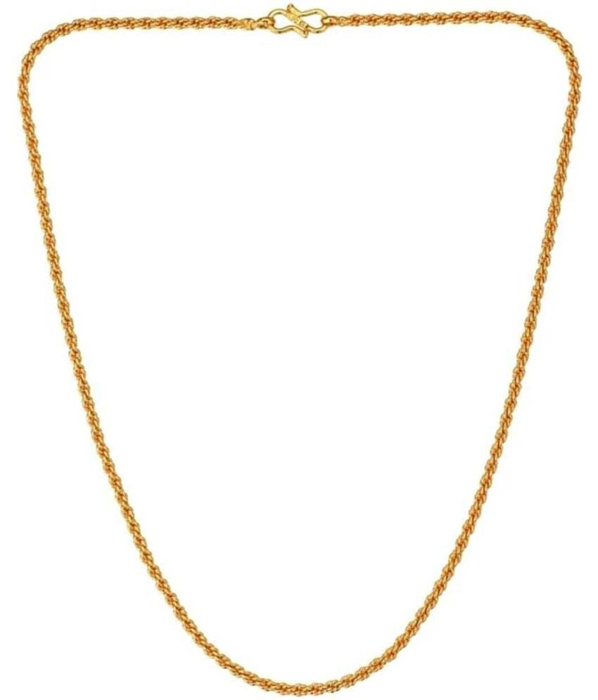 Green Spritual Gold Plated Chain ( Set of 1 )     			Green Spritual Gold Plated Chain ( Set of 1 )