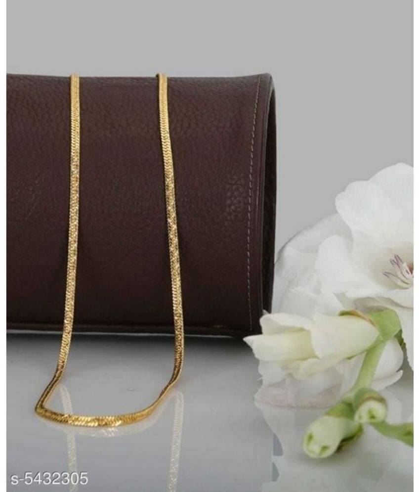     			Green Spritual Gold Plated Chain ( Set of 1 )