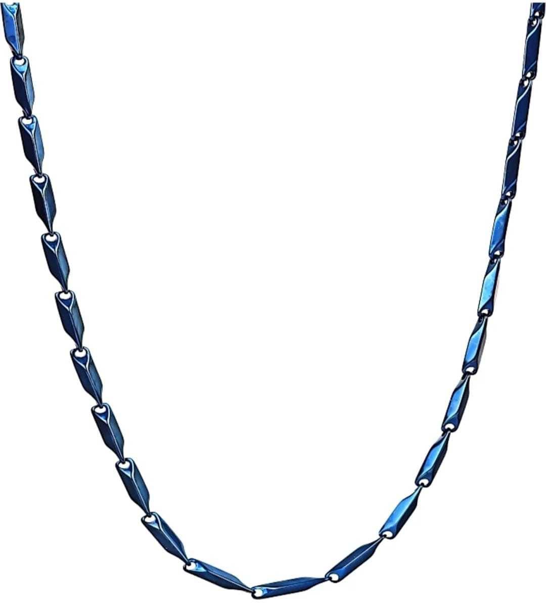 Green Spritual Rhodium Plated Chain ( Set of 1 ) Green Spritual Rhodium Plated Chain ( Set of 1 )
