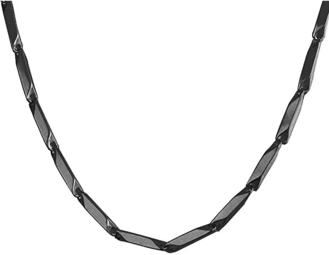    			Green Spritual Rhodium Plated Chain ( Set of 1 )