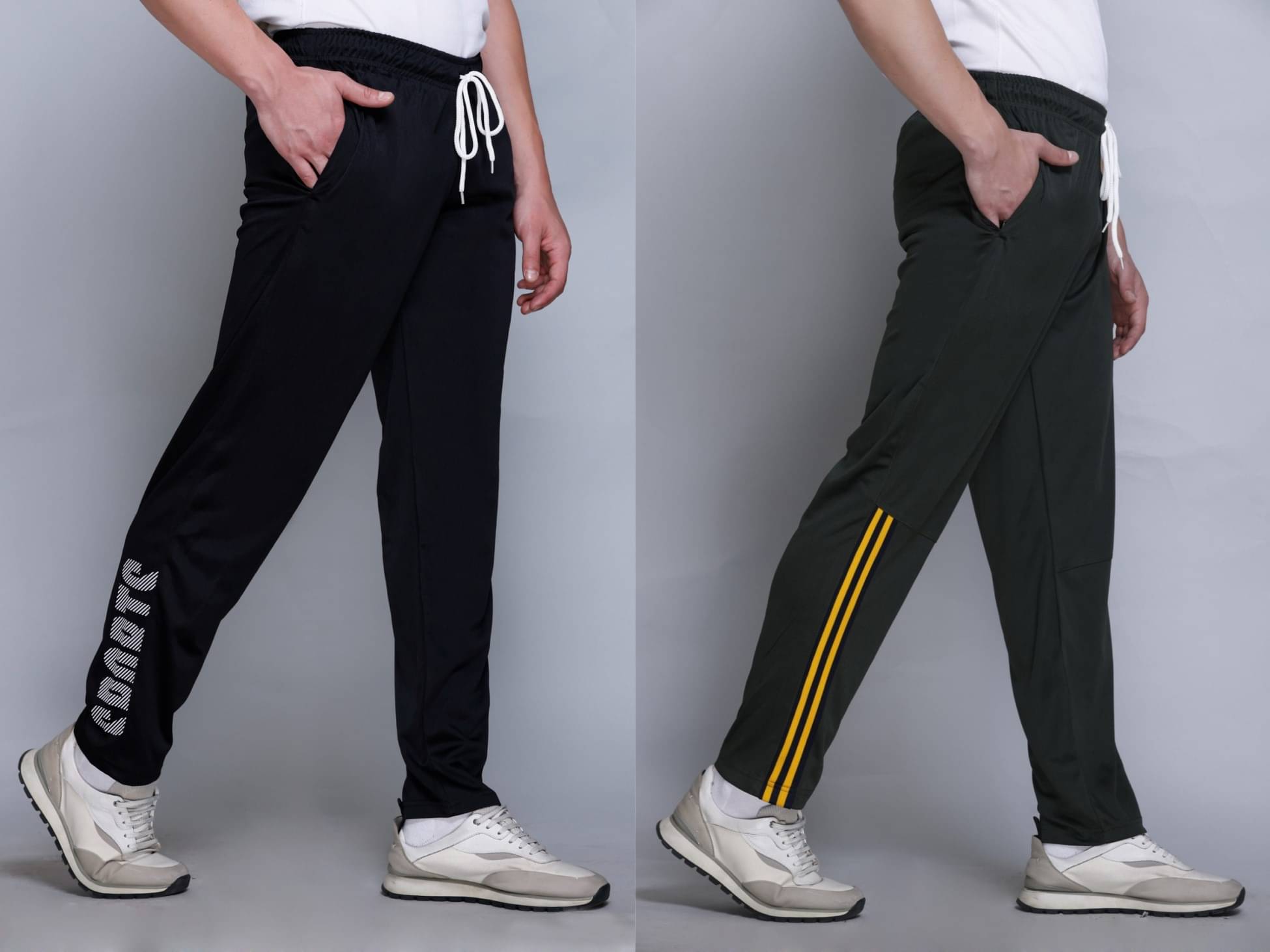 HVBK Multicolor Polyester Men's Trackpants ( Pack of 2 )     			HVBK Multicolor Polyester Men's Trackpants ( Pack of 2 )