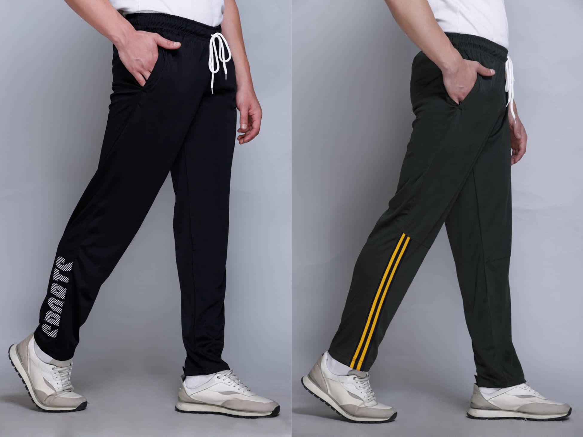 HVBK Multicolor Polyester Men's Trackpants ( Pack of 2 ) - Track Pants | Buy online on ZillyBuy