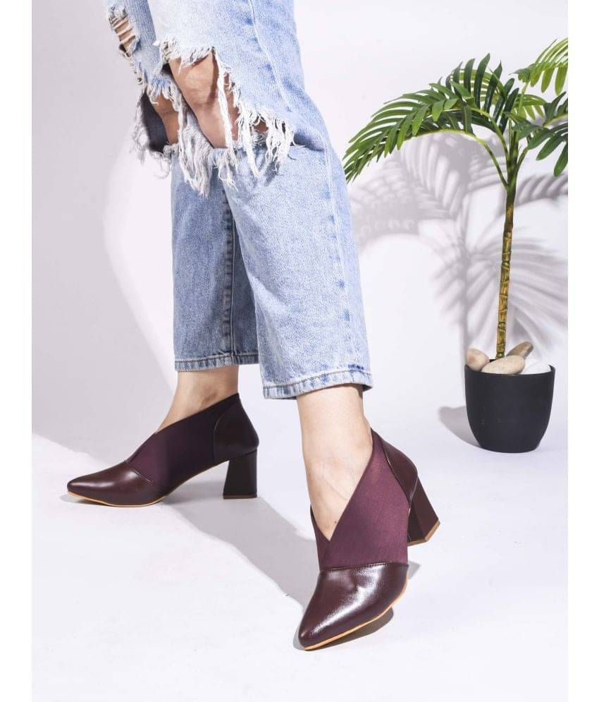 JM Looks Brown Women's Pumps Heels JM Looks Brown Women's Pumps Heels