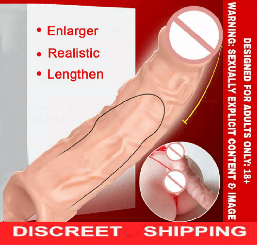 KaamYog-Baile Sex Toys Vibrating Penis Sleeve Extender Reusable Cock Ring and Penis Sleeves Dildo Realistic