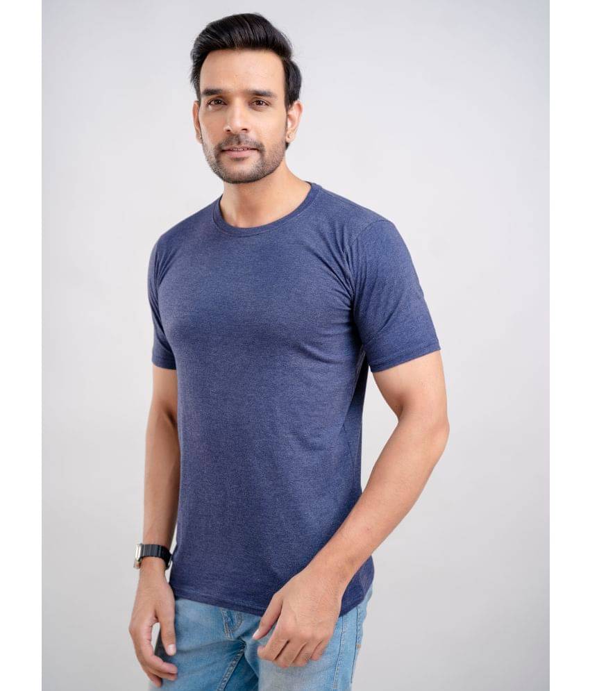     			Kapadia Pack of 1 Cotton Regular Fit Men's T-Shirt ( Blue )