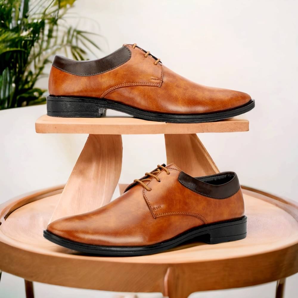     			Mechlo Partywear Formal shoes Tan Men's Outdoor Shoes