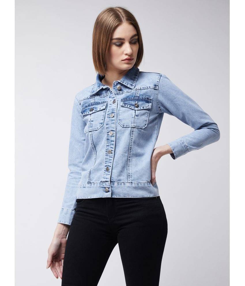 Miss Chase - Cotton Blue Denim Jacket Miss Chase - Cotton Blue Denim Jacket