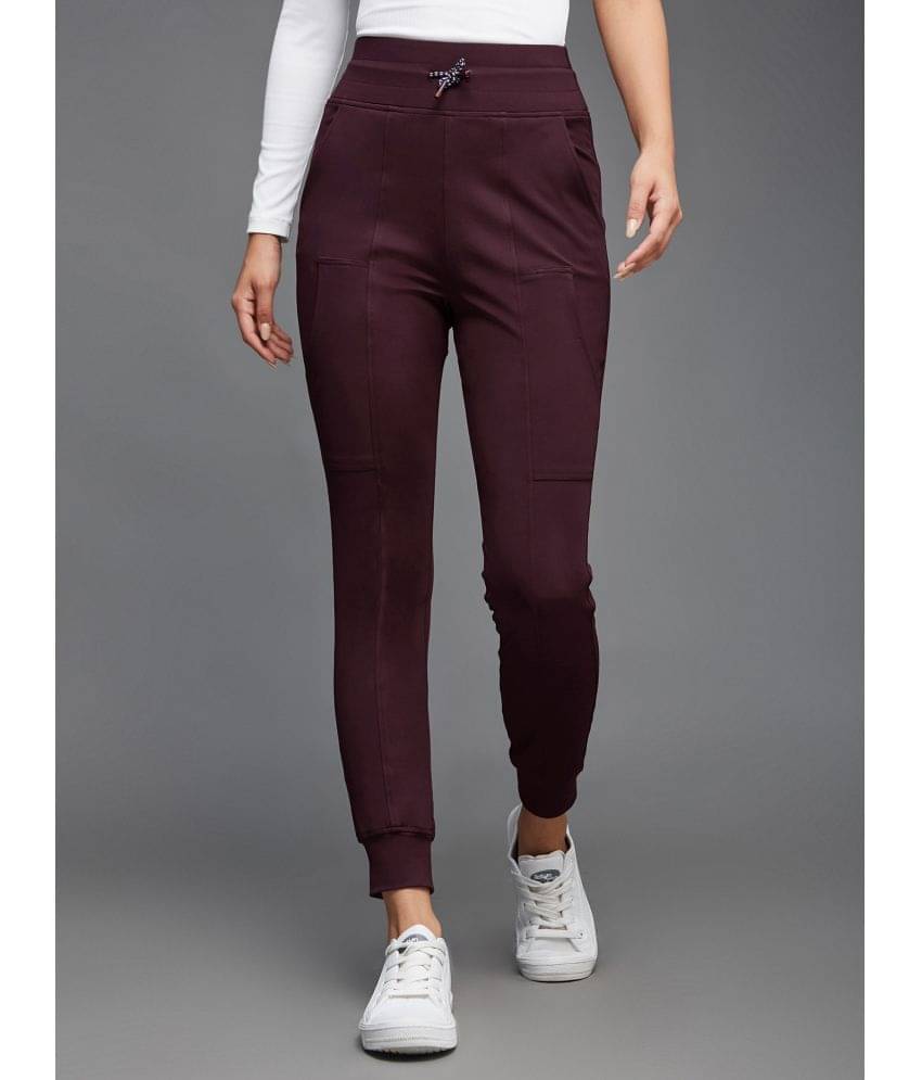     			Miss Chase - Polyester Regular Fit Wine Women's Jeggings ( Pack of 1 )