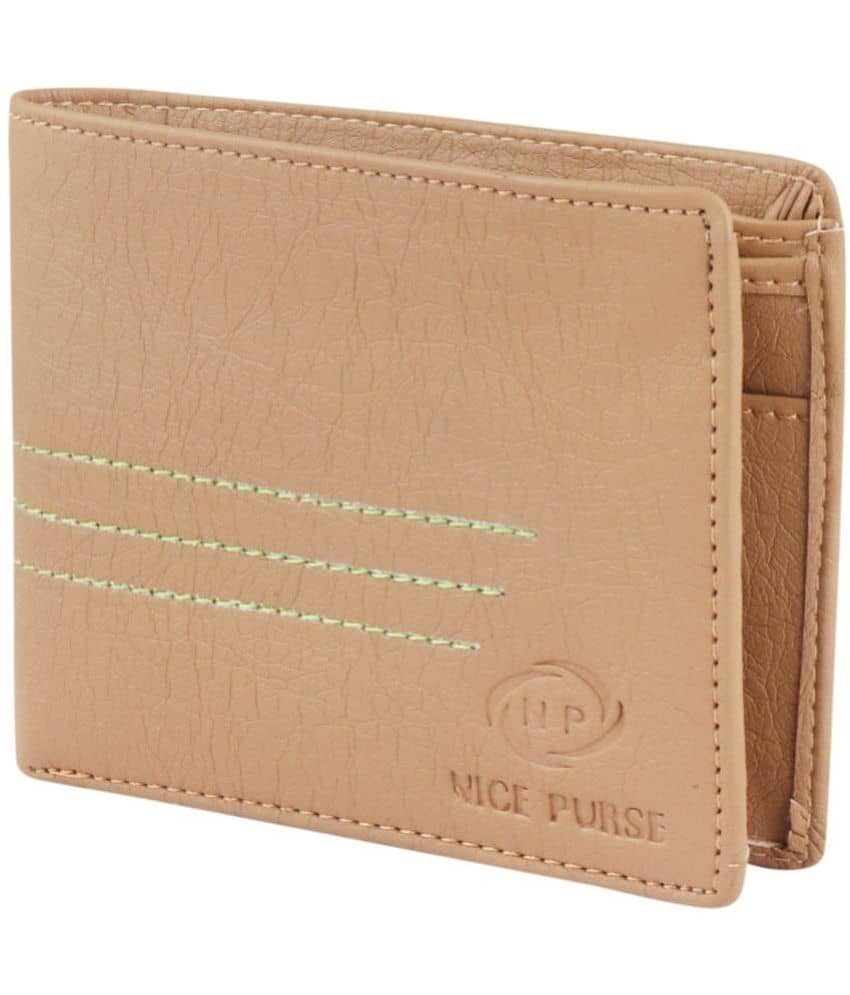 Nice Purse Cream PU Men's Regular Wallet ( Pack of 1 ) - Handbags | Buy online on ZillyBuy