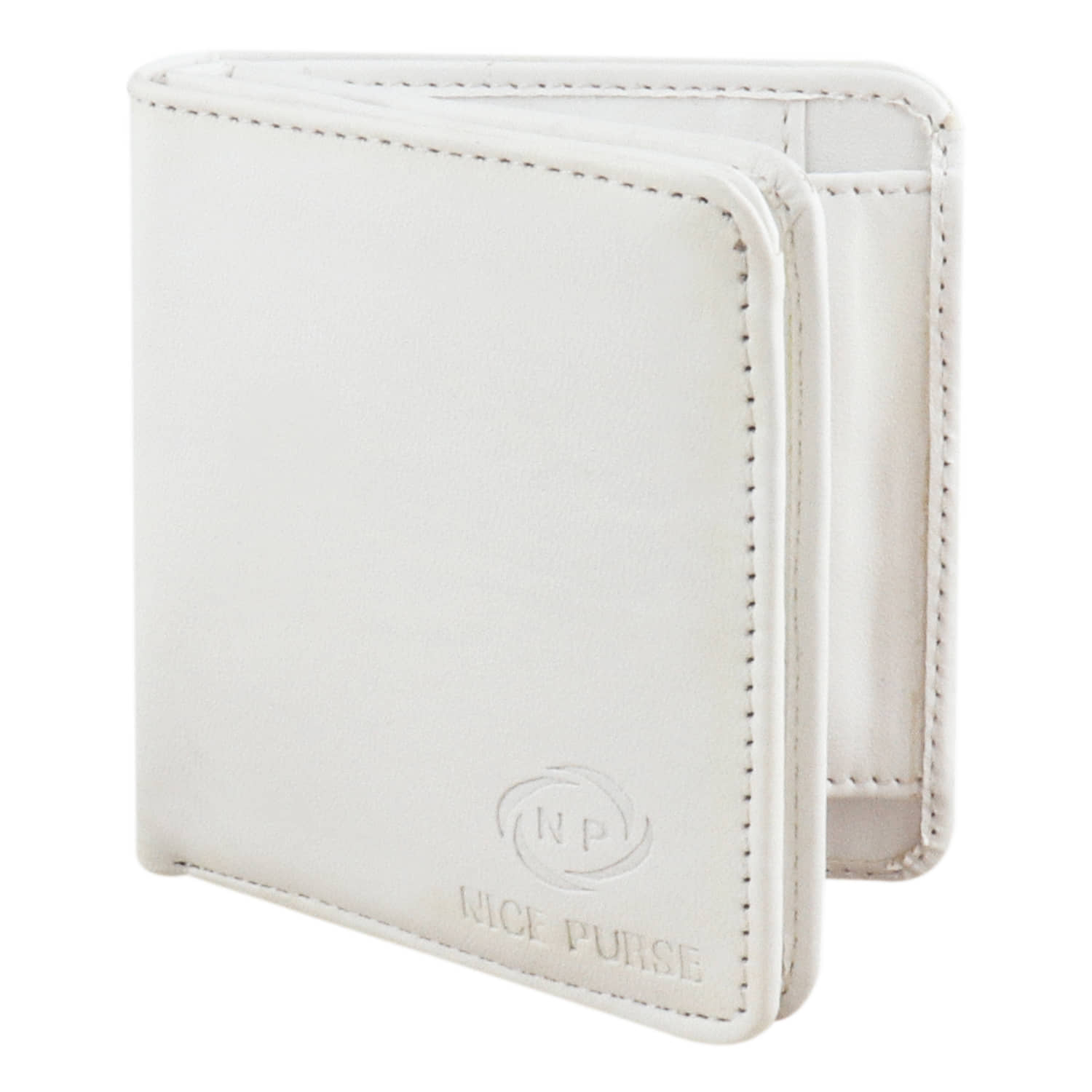 Nice Purse White PU Men's Two Fold Wallet,Regular Wallet ( Pack of 1 ) - Handbags | Buy online on ZillyBuy