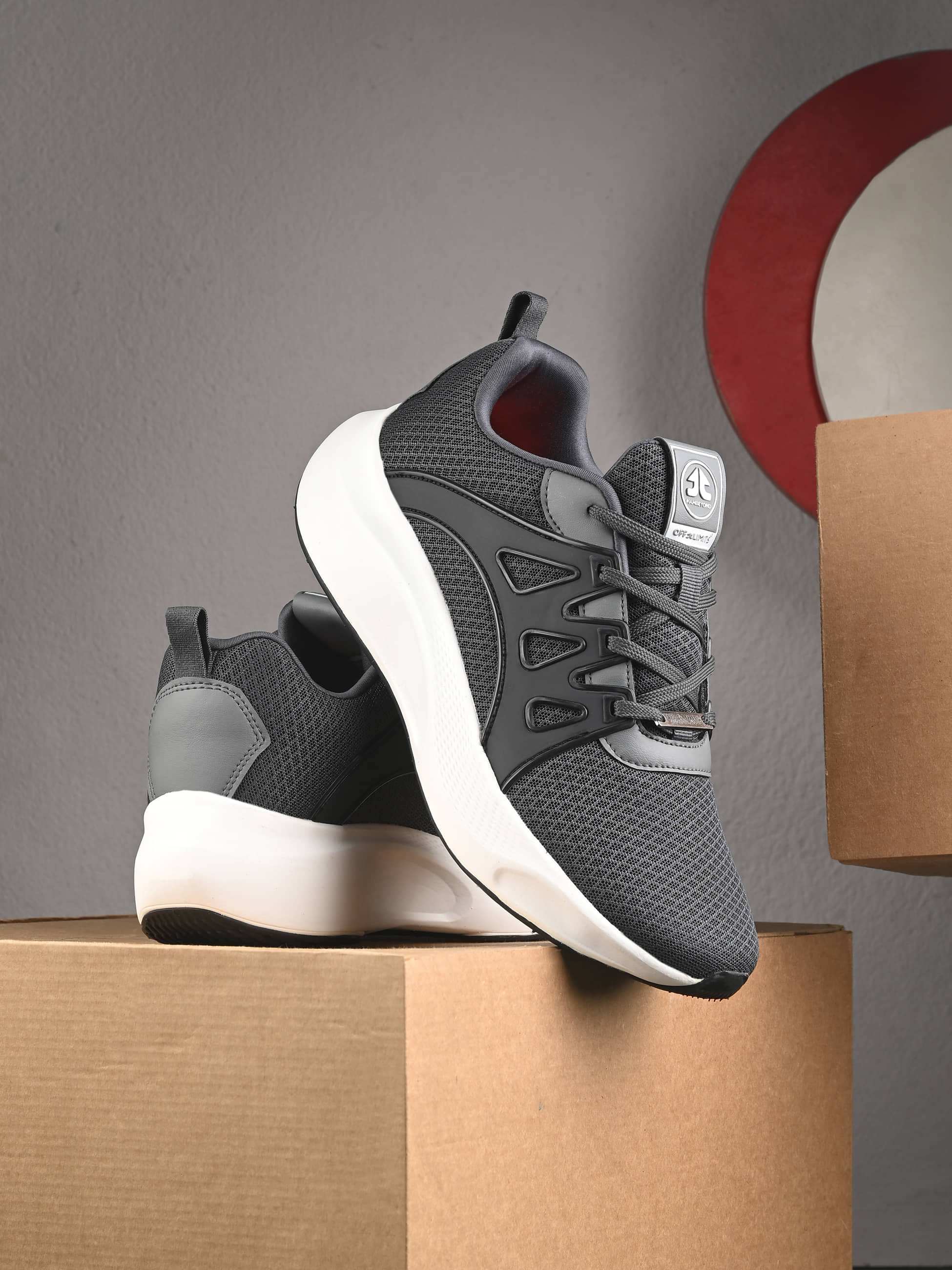 OFF LIMITS IRONHIDE Dark Grey Men's Sports Running Shoes - Sports Shoes | Buy online on ZillyBuy