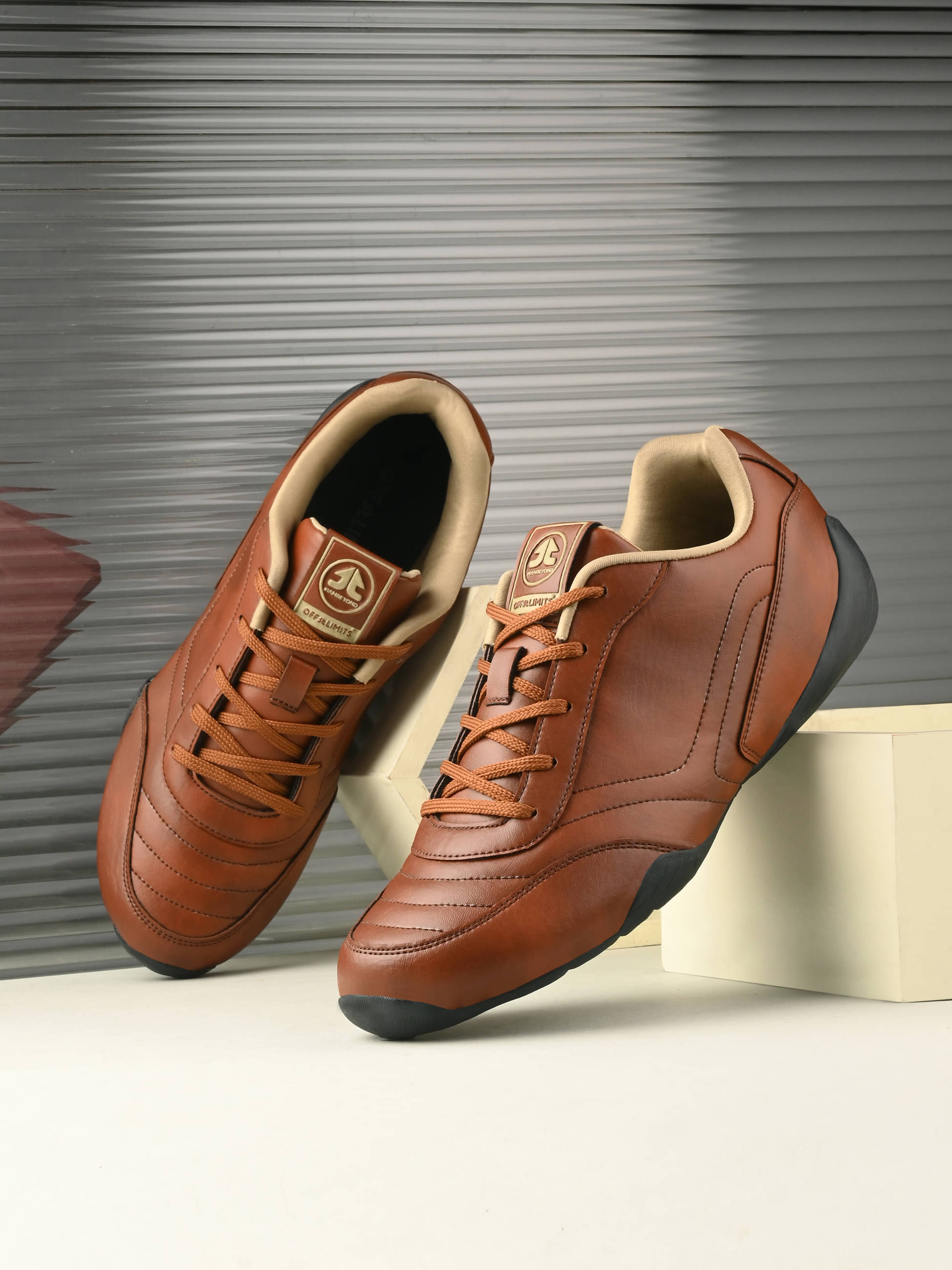 OFF LIMITS SPEED CAT Tan Men's Sports Running Shoes OFF LIMITS SPEED CAT Tan Men's Sports Running Shoes