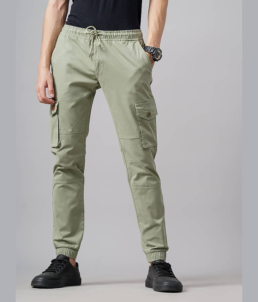 Paul Street Slim Flat Men's Cargos - Grey ( Pack of 1 )