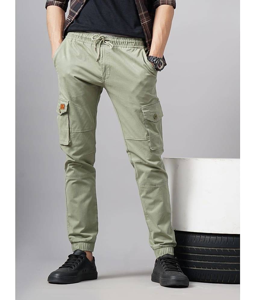 Paul Street Slim Flat Men's Cargos - Grey ( Pack of 1 )