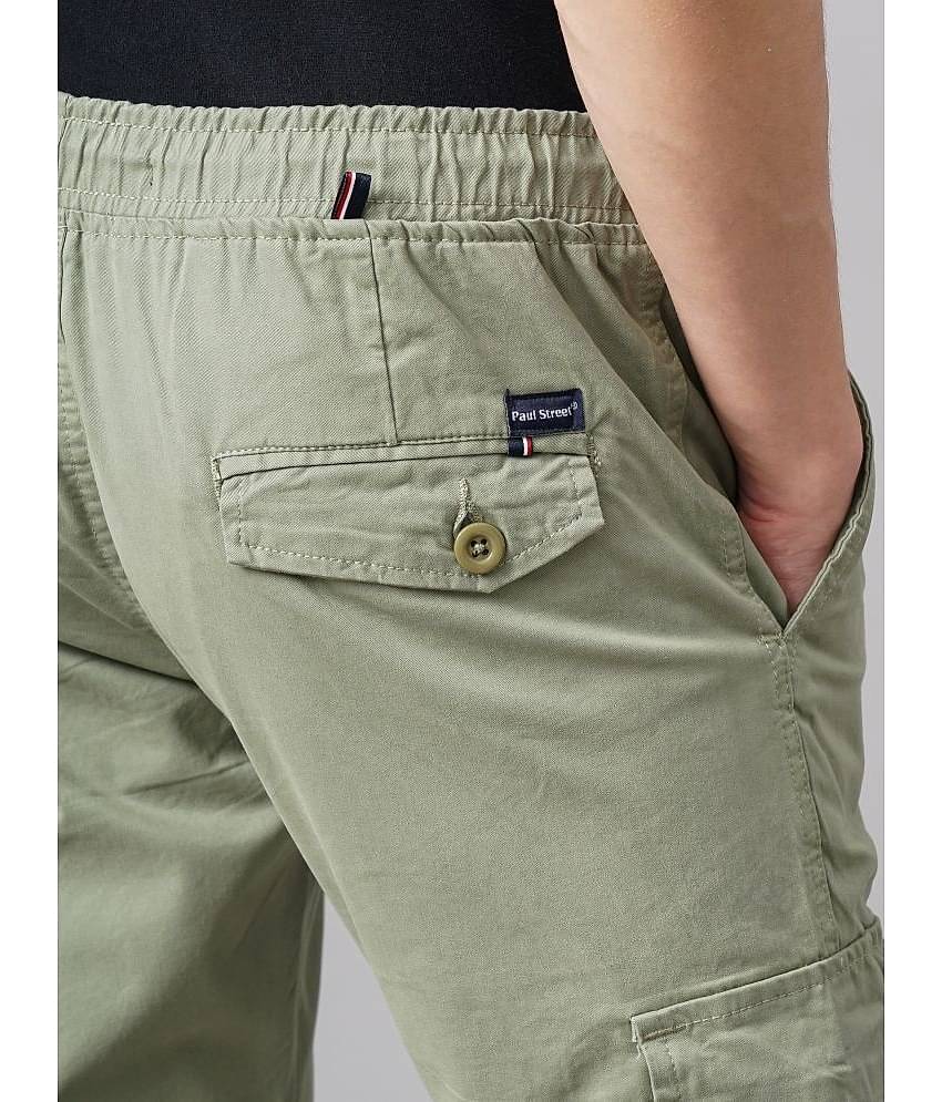 Paul Street Slim Flat Men's Cargos - Grey ( Pack of 1 )