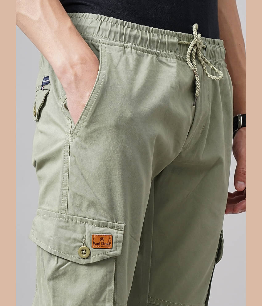 Paul Street Slim Flat Men's Cargos - Grey ( Pack of 1 )