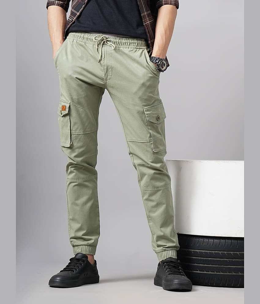 Paul Street Slim Flat Men's Cargos - Grey ( Pack of 1 )