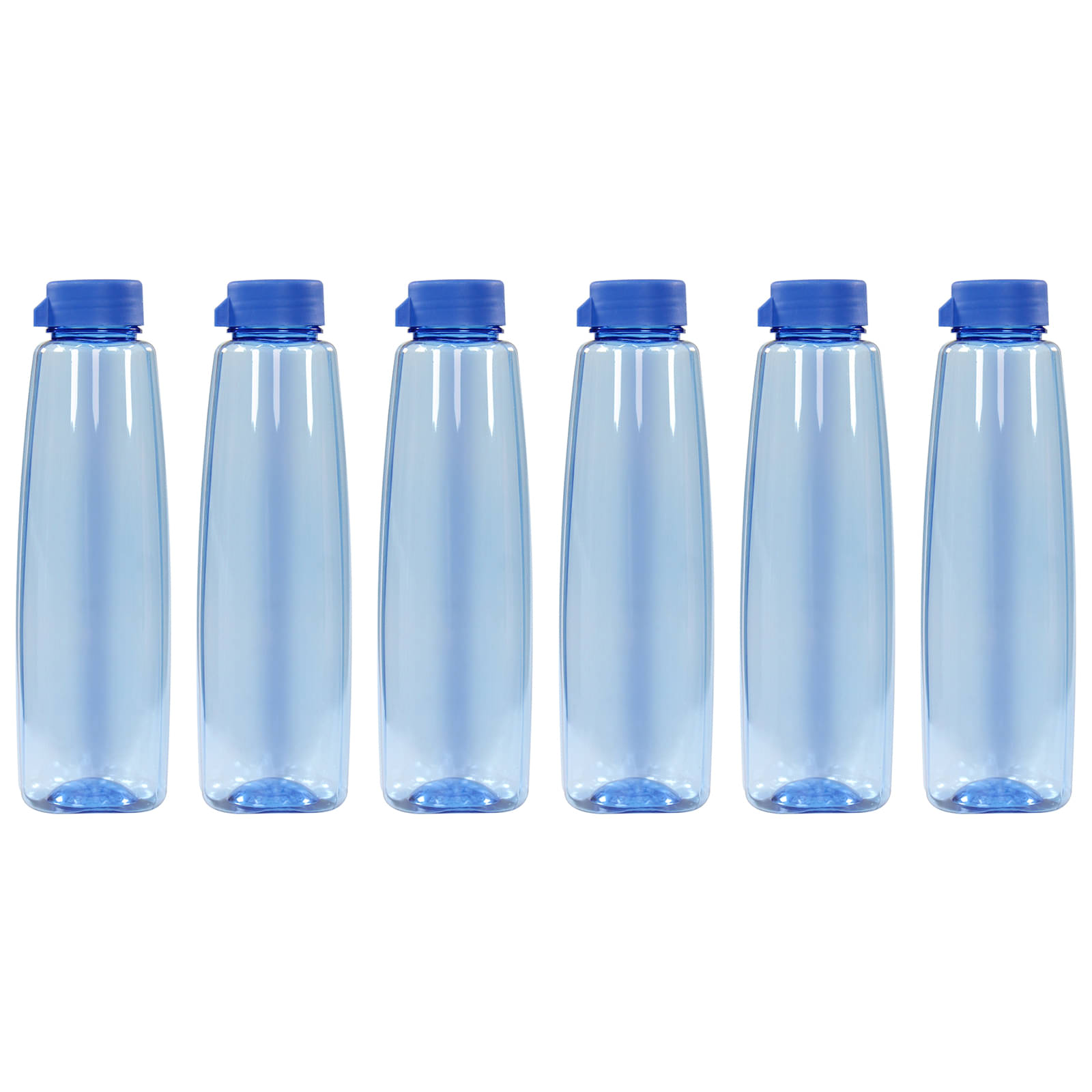 PearlPet Kohinoor-1000ML-BLUE-6PCS Blue Plastic Water Bottle 1000 mL ( Set of 6 ) PearlPet Kohinoor-1000ML-BLUE-6PCS Blue Plastic Water Bottle 1000 mL ( Set of 6 )