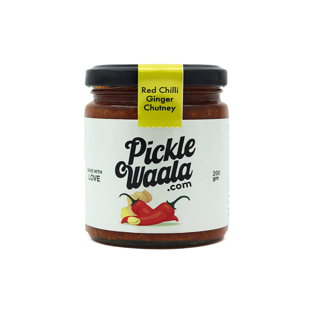 PickleWaala Red Chilli Ginger Chutney 200 g PickleWaala Red Chilli Ginger Chutney 200 g
