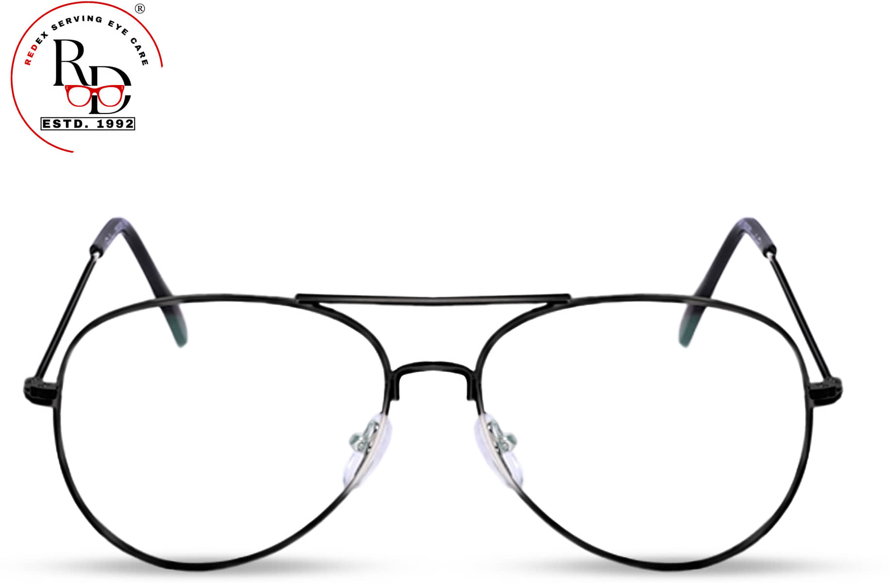 Redex Black Pilot Eyeglass Frame ( Pack of 1 )