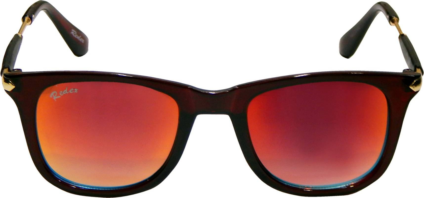     			Redex Black Square Sunglasses ( Pack of 1 )