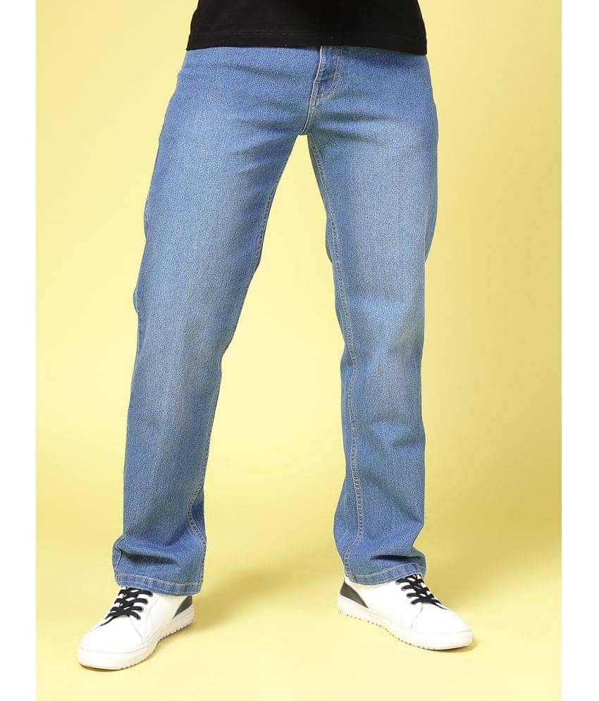 Rigo Straight Faded Men's Jeans - Blue ( Pack of 1 ) Rigo Straight Faded Men's Jeans - Blue ( Pack of 1 )