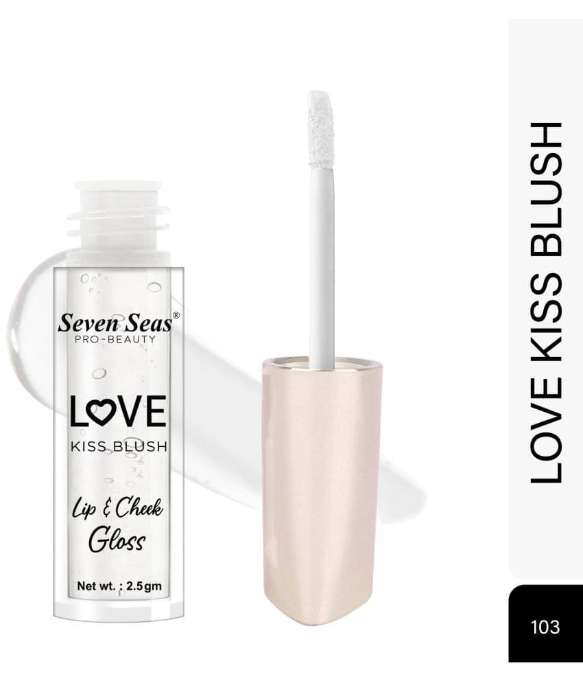 Seven Seas Tint Lip Love Kiss Blush|Moisturizing lip gloss lip cheek tint Glossy Finish(Transparent) Seven Seas Tint Lip Love Kiss Blush|Moisturizing lip gloss lip cheek tint Glossy Finish(Transparent)