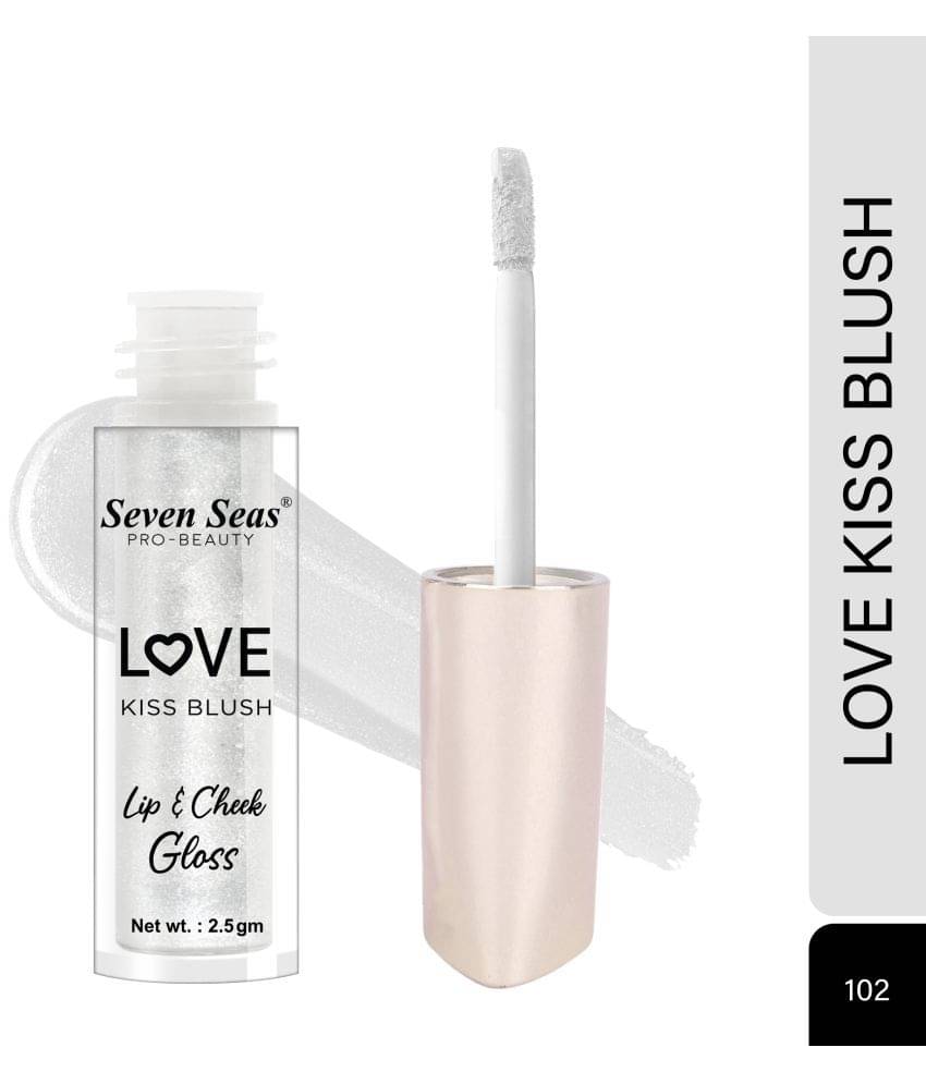 Seven Seas Tint Lip Love Kiss Blush|Moisturizing lip gloss and lip cheek tint Glossy Finish (Silver) Seven Seas Tint Lip Love Kiss Blush|Moisturizing lip gloss and lip cheek tint Glossy Finish (Silver)