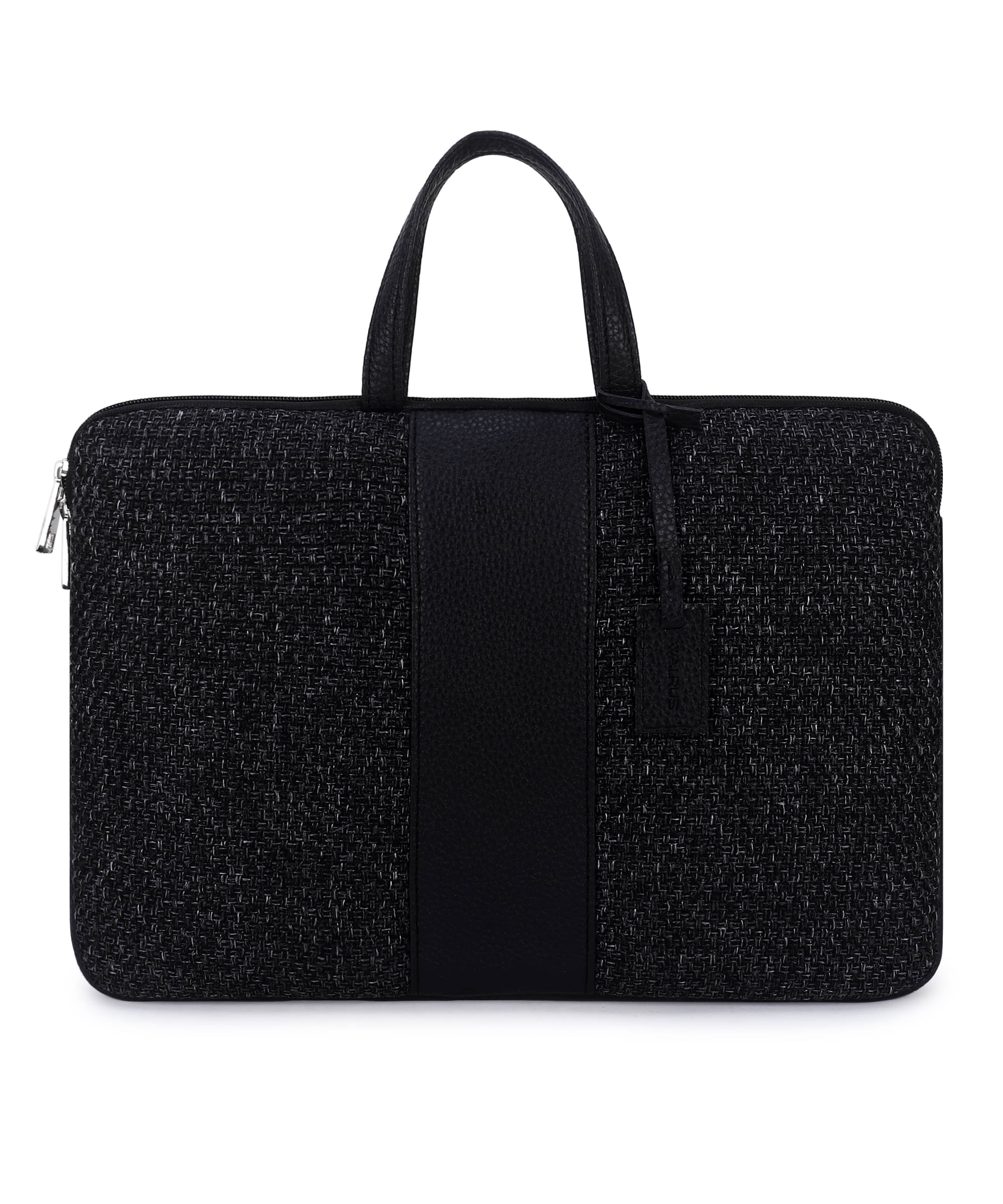     			Walrus Black Synthetic Office Bag