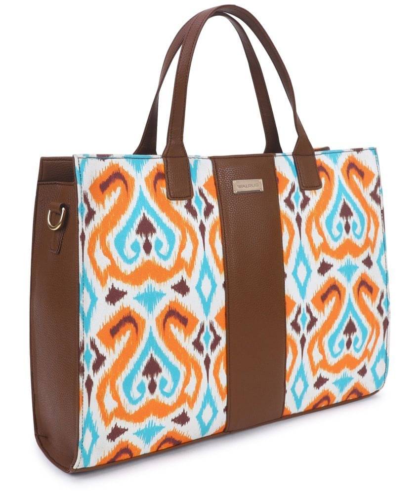     			Walrus Multicolor Faux Leather Handheld Bag