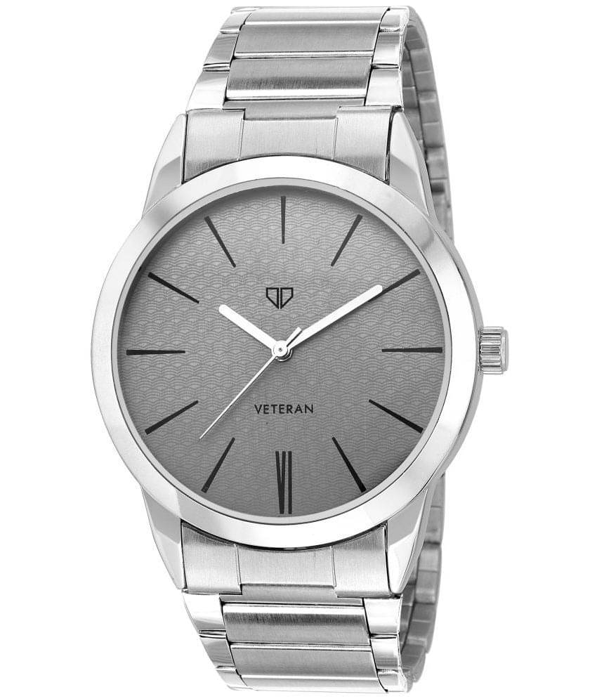     			Walrus Silver Metal Analog Men's Watch