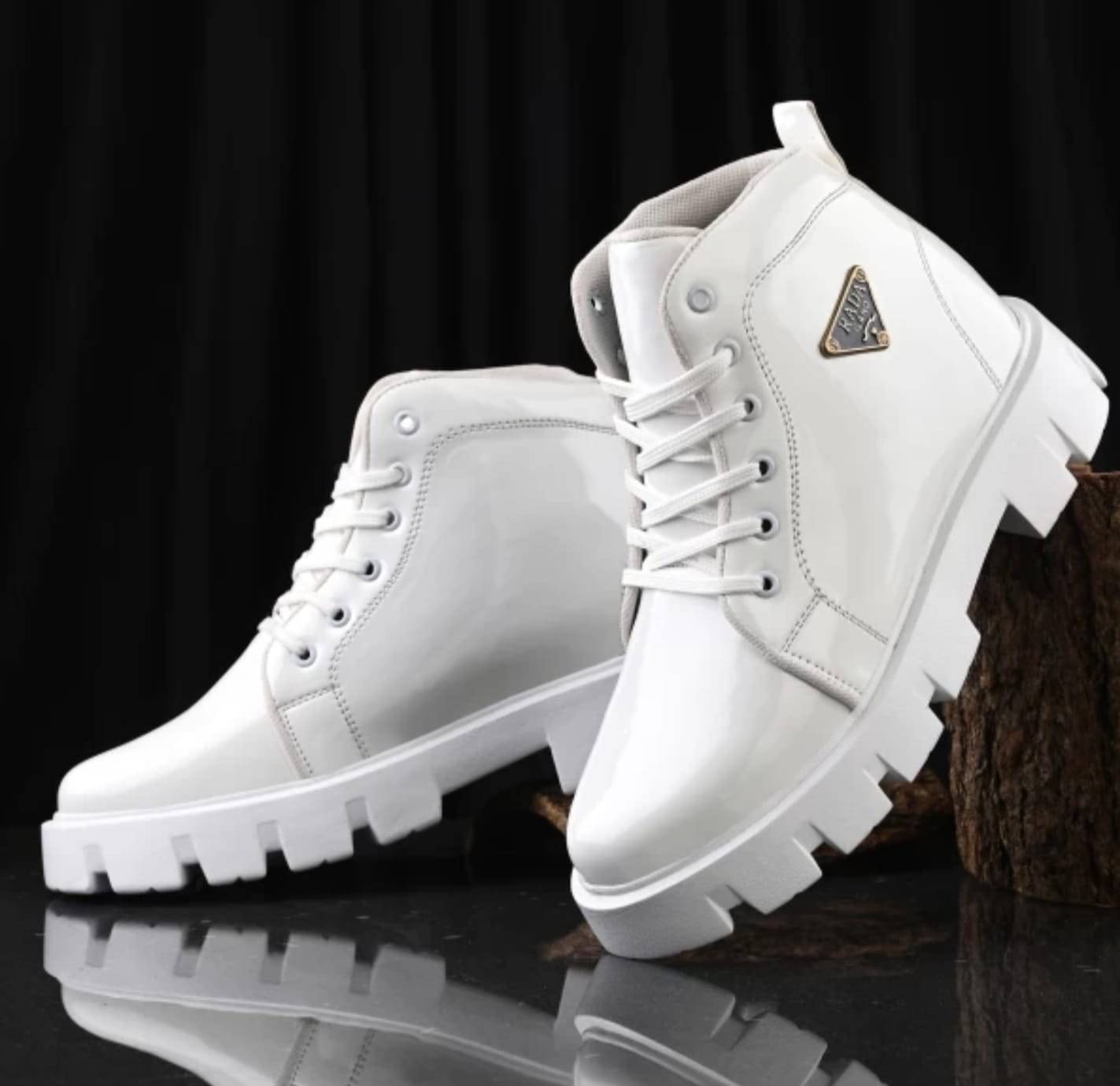 ADISO Casual boot for men White Men's Lifestyle Shoes     			ADISO Casual boot for men White Men's Lifestyle Shoes