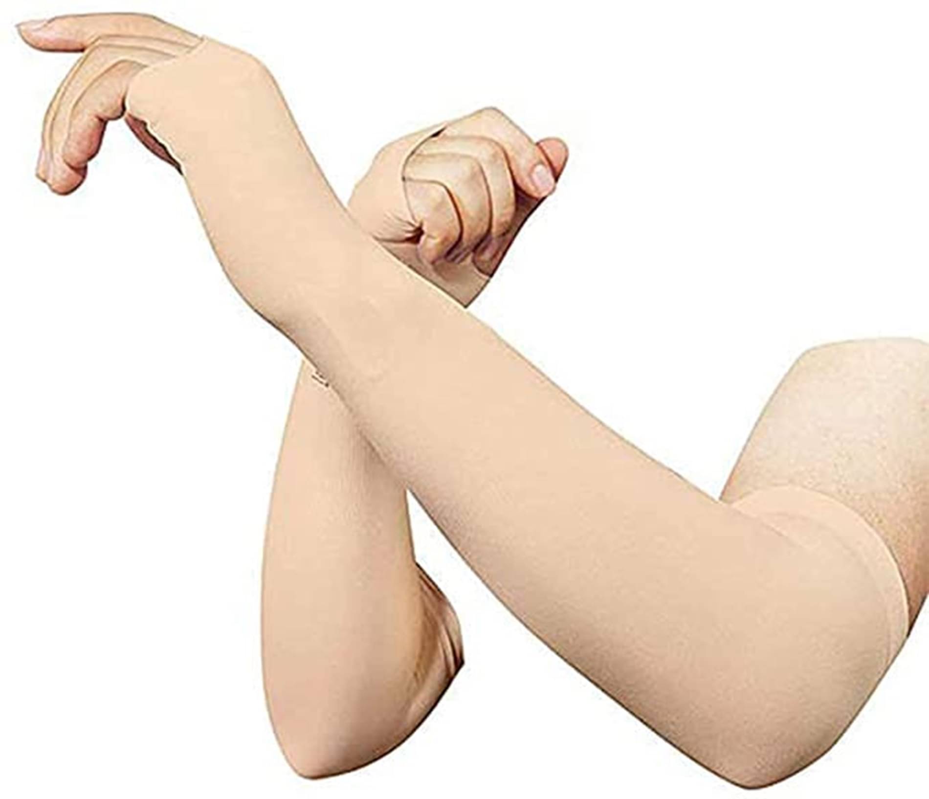 ATIPRIYA Beige Solid Riding Sleeves ( Single Set ) ATIPRIYA Beige Solid Riding Sleeves ( Single Set )