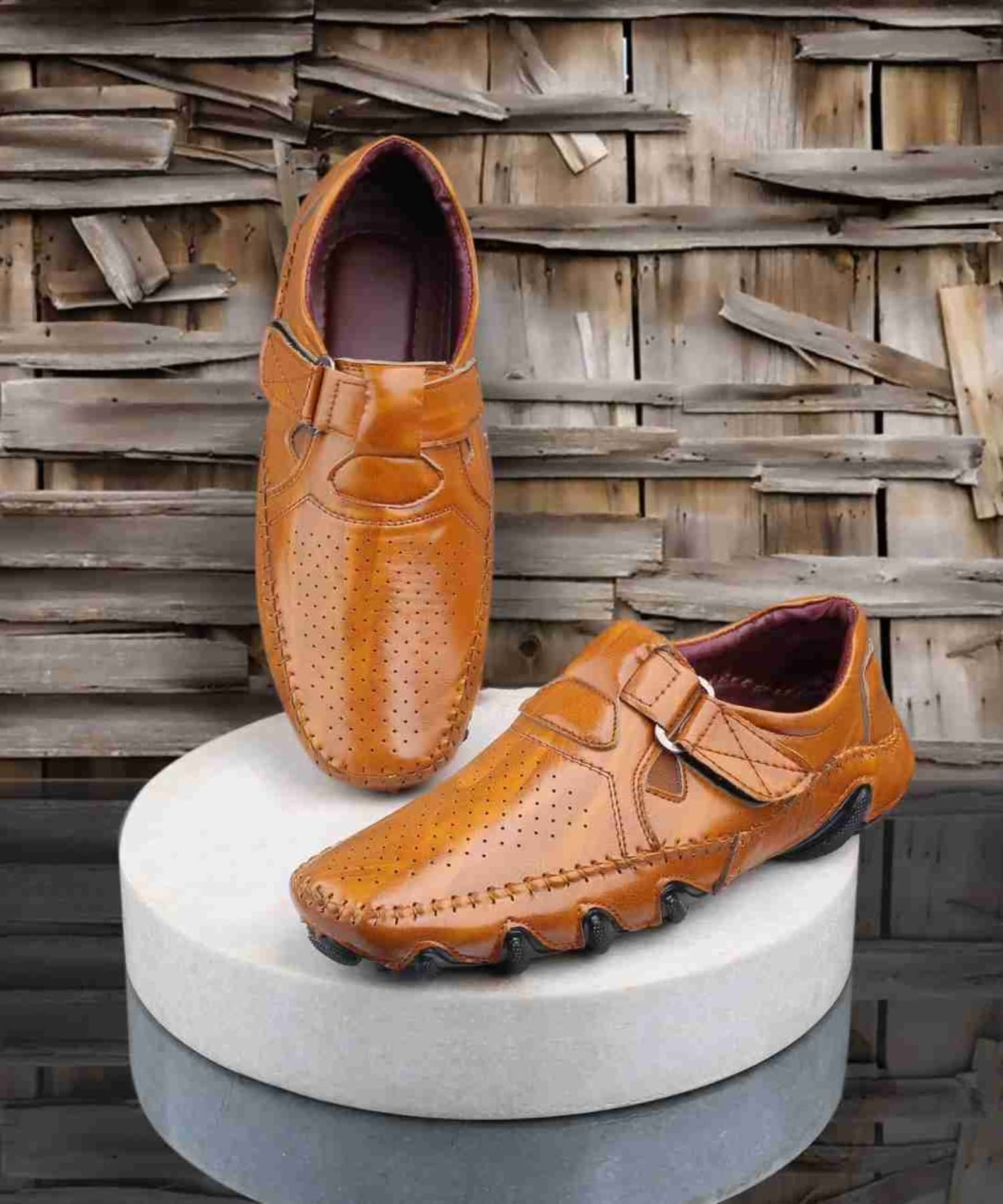 Akiko - Tan Men's Sandals