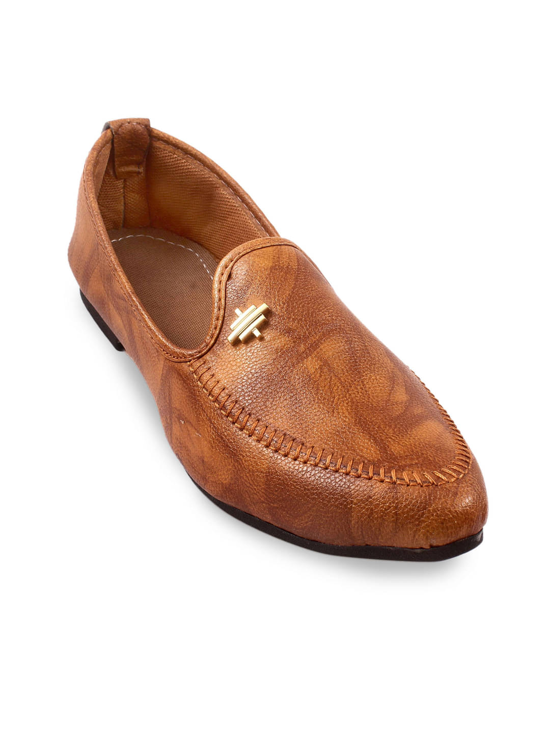     			Anjaneya Creations Tan Men's Jutti
