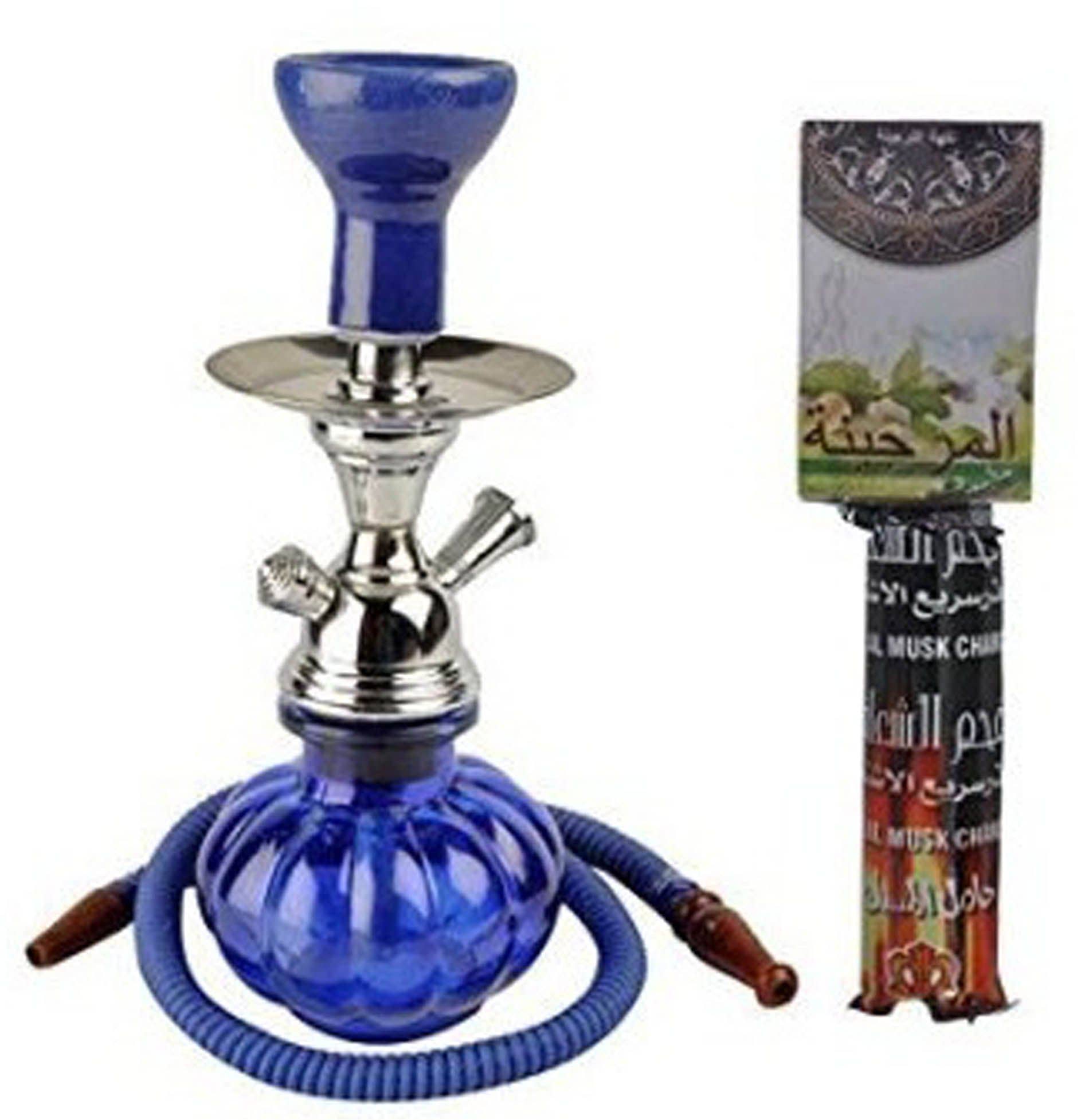 Burj Blue Small Pumpkin Hookah