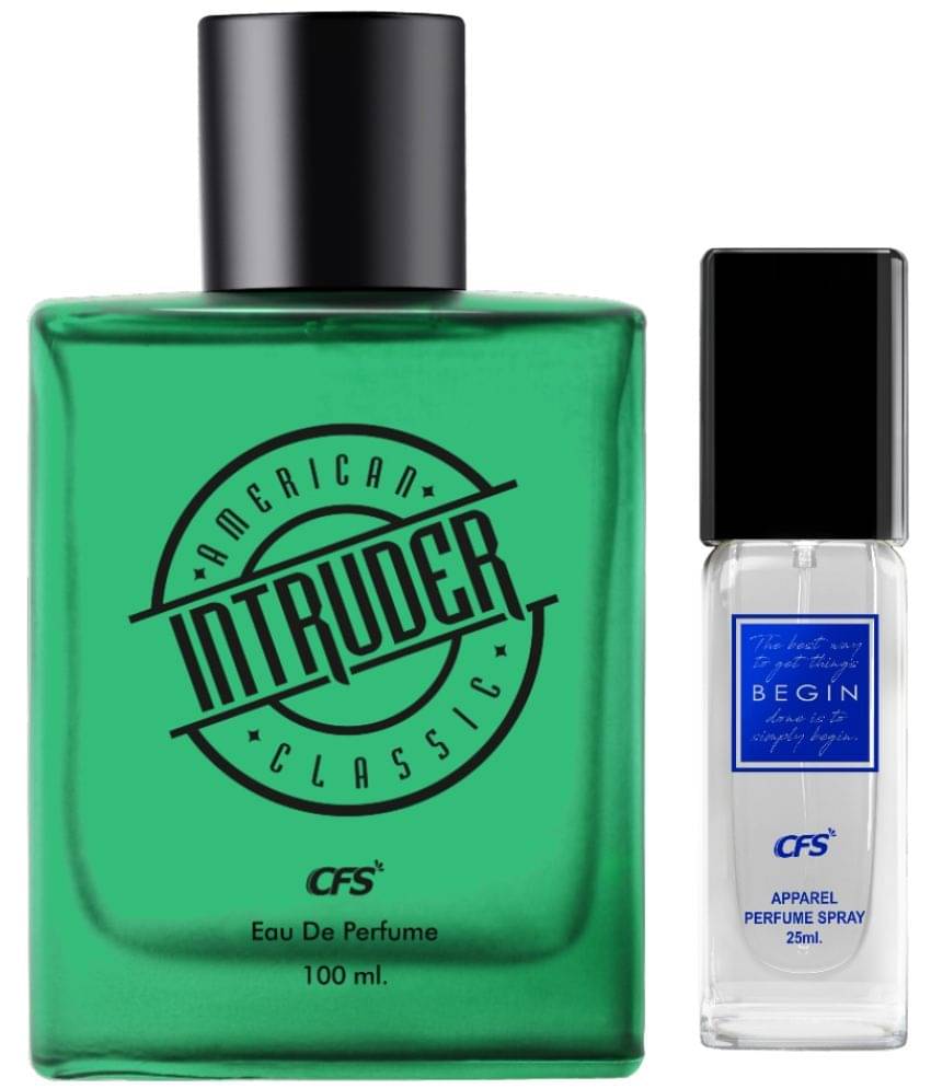     			CFS Intruder Green 100ml & Begin Blue 25ml Long Lasting Best Perfume
