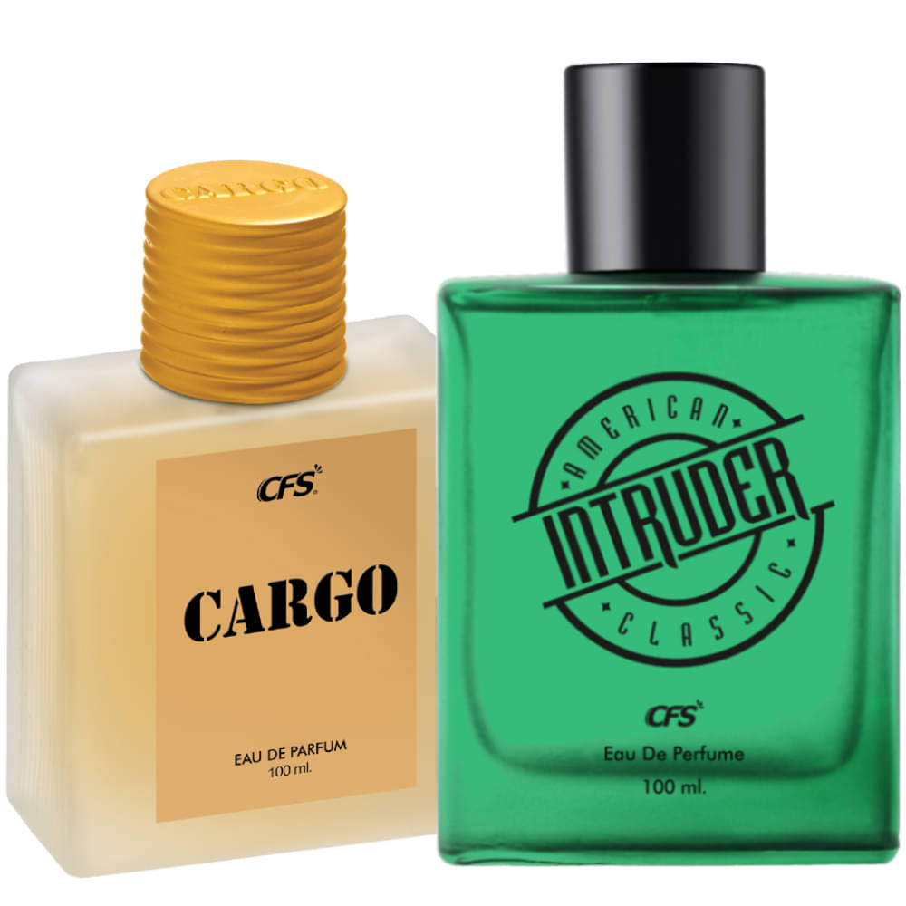    			CFS Intruder Green 100ml & Cargo Khakhi 100ml Long Lasting Eau De Parfum