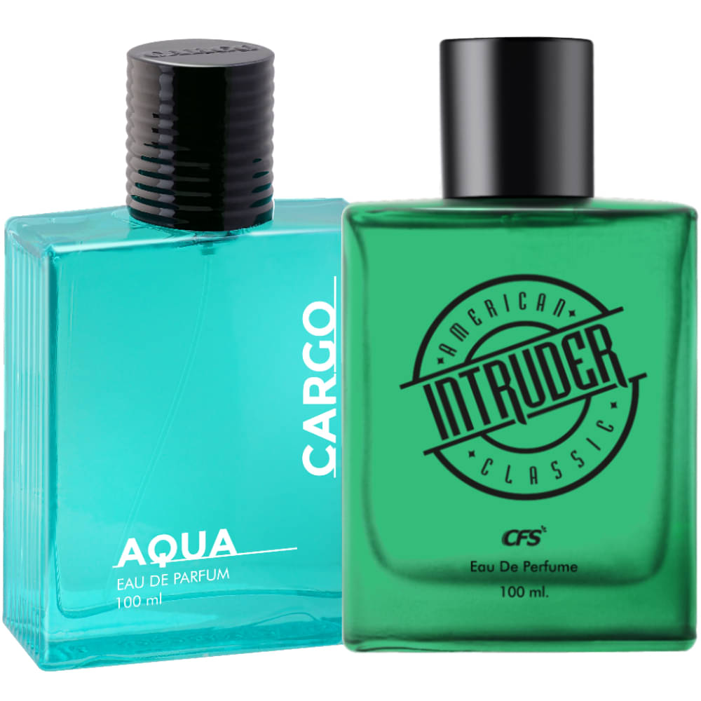     			CFS Intruder Green 100ml & Cargo Aqua 100ml Long Lasting Eau De Parfum