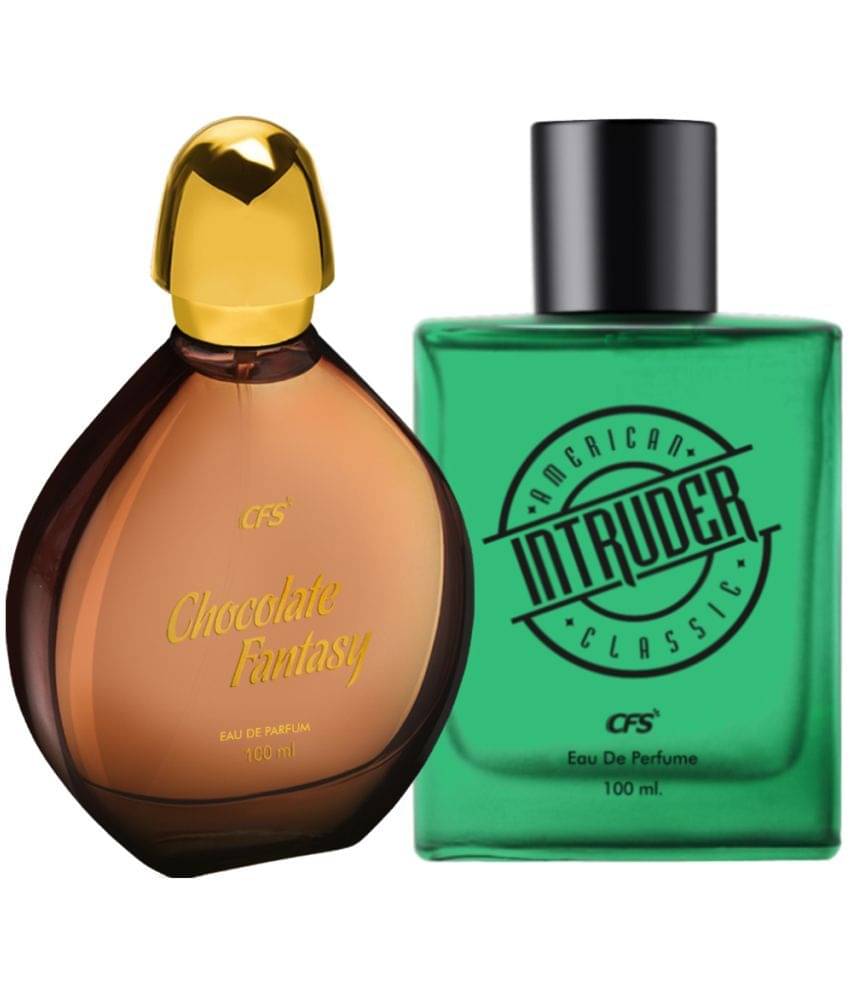     			CFS Intruder Green 100ml & Chocolate Fantasy 100ml Long Lasting Eau De Parfum