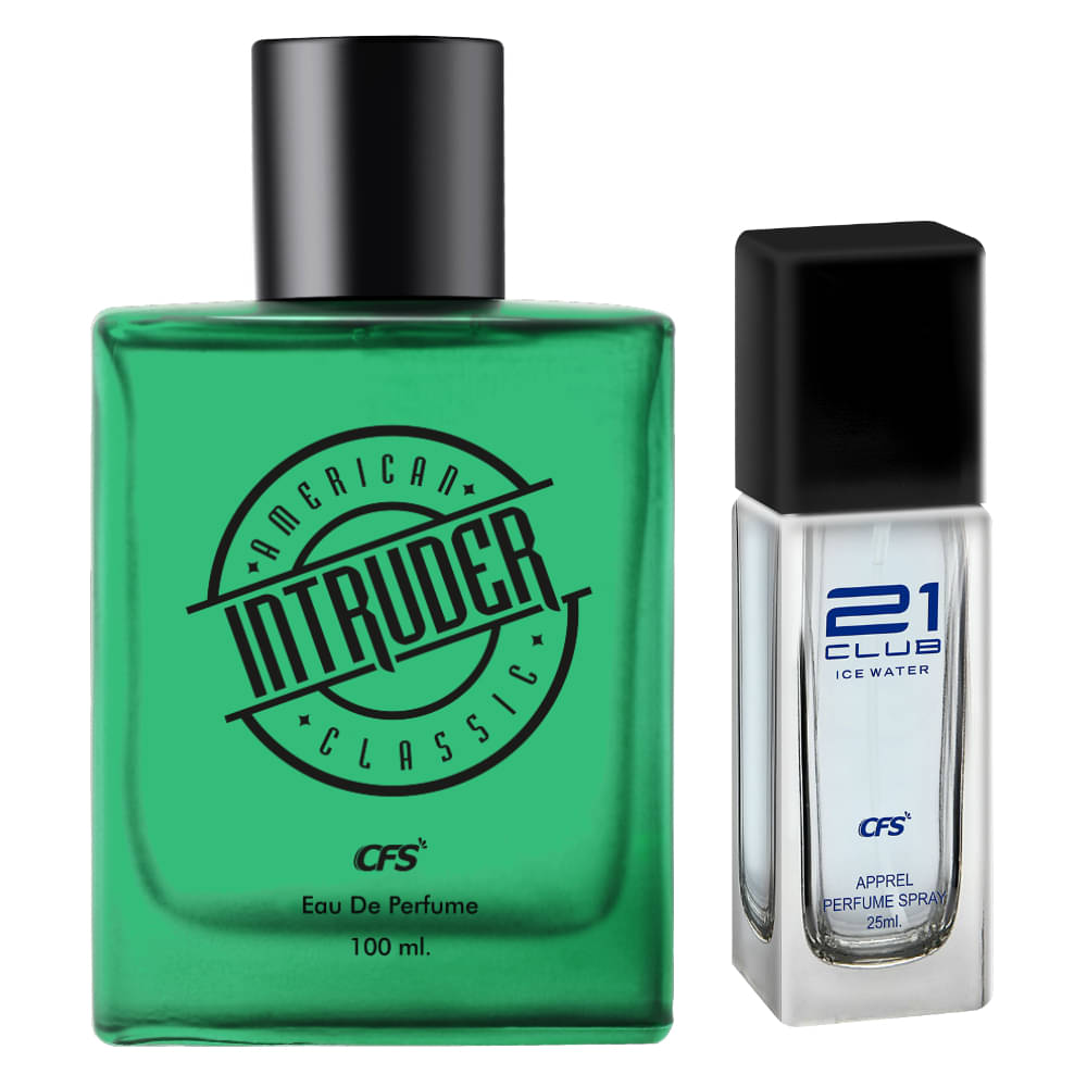     			CFS Intruder Green 100ml & Ice Water 25ml Long Lasting Best Perfume
