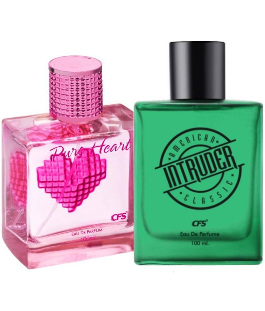     			CFS Intruder Green 100ml & Pure Heart Pink 100ml Long Lasting Eau De Parfum