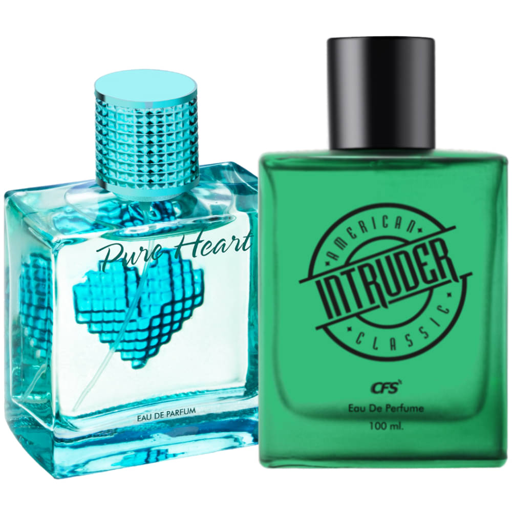     			CFS Intruder Green 100ml & Pure Heart Blue 100ml Long Lasting Eau De Parfum