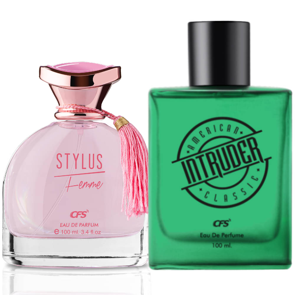     			CFS Intruder Green 100ml & Stylus Pink 100ml Long Lasting Eau De Parfum