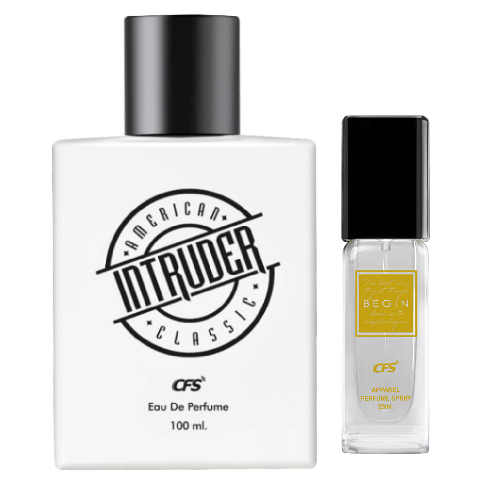     			CFS Intruder White 100ml & Begin Gold 25ml Long Lasting Best Perfume