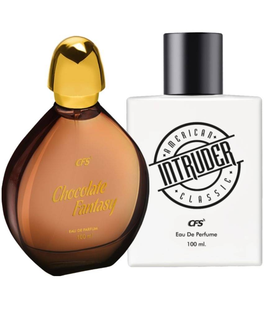     			CFS Intruder White 100ml & Chocolate Fantasy 100ml Long Lasting Eau De Parfum
