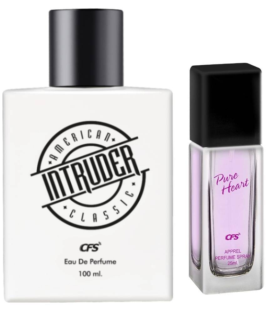     			CFS Intruder White 100ml & Pure Heart Pink 25ml Long Lasting Best Perfume