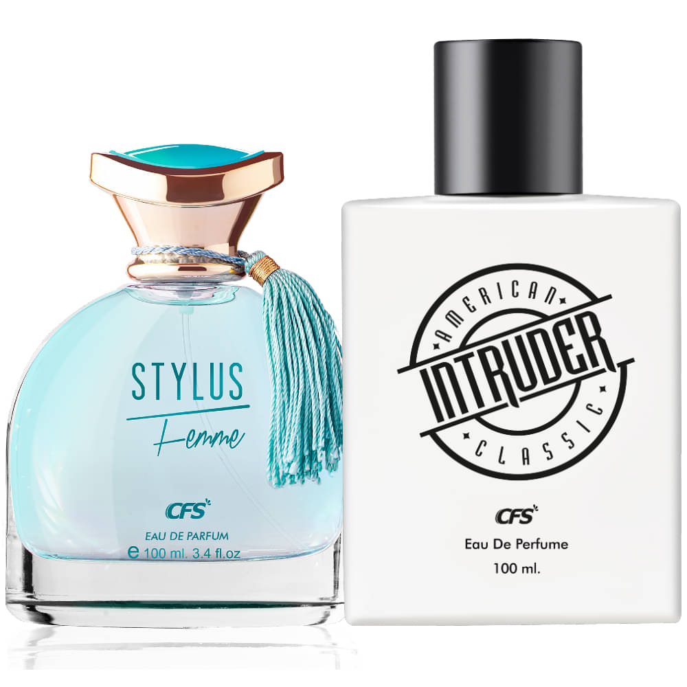     			CFS Intruder White 100ml & Stylus Blue 100ml Long Lasting Eau De Parfum