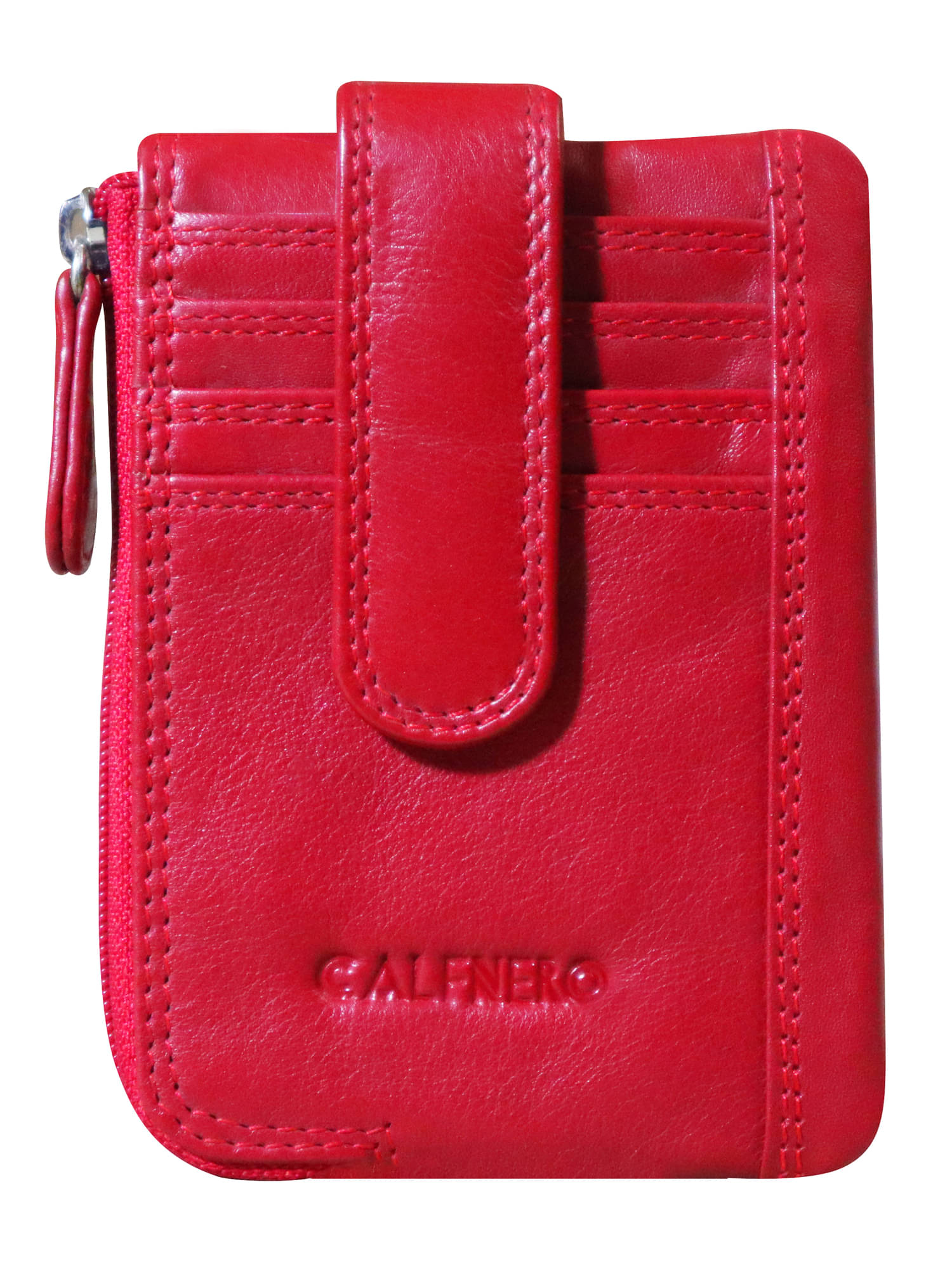     			Calfnero Leather Long Card Holder ( Pack 1 )